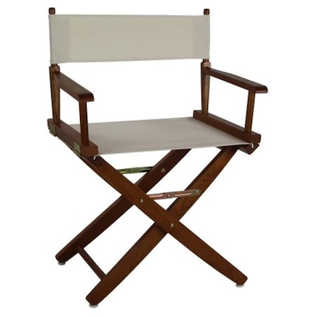 Doba-Bnt 206-00-032-12 18 in. Extra-Wide Premium Directors Chair, Natural Frame with Natural Color Cover SA3282086